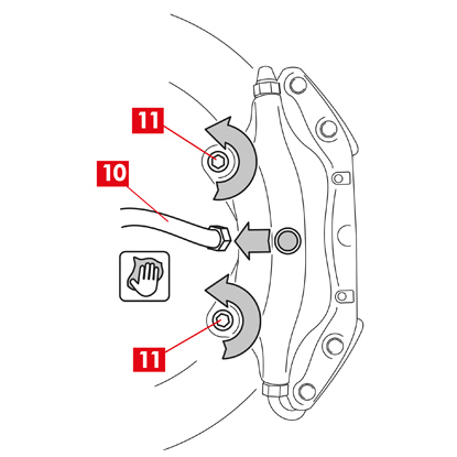 Wie man Bremspaste auf den Bremssattel aufträgt - Schritt für Schritt  Anleitung 