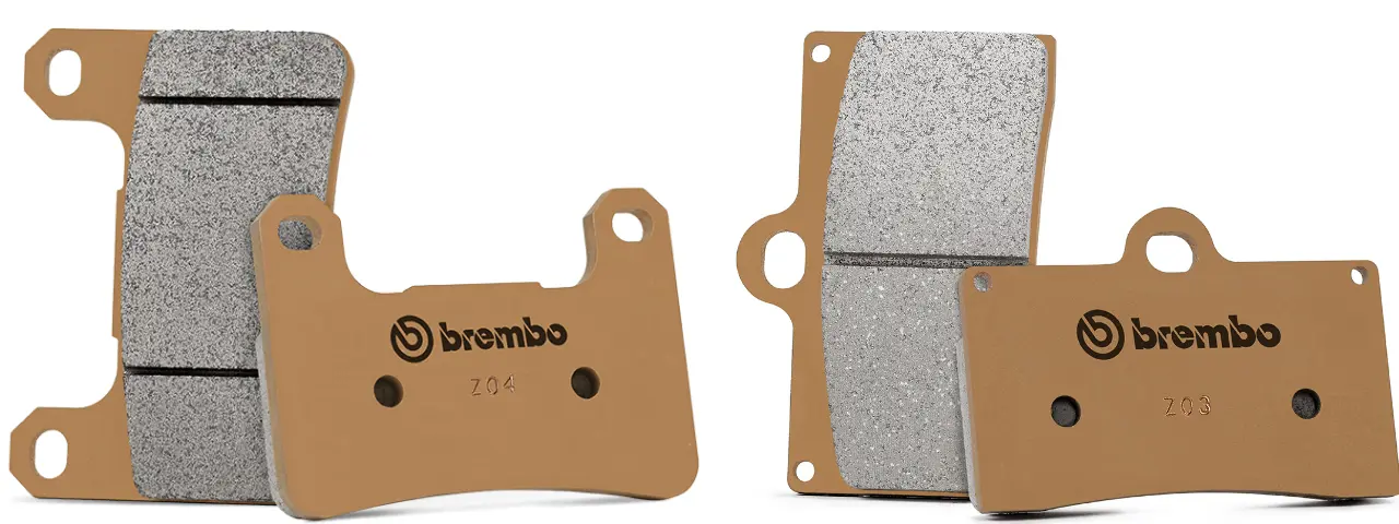 Pair of Z04 and Z03 motorbike brake pads