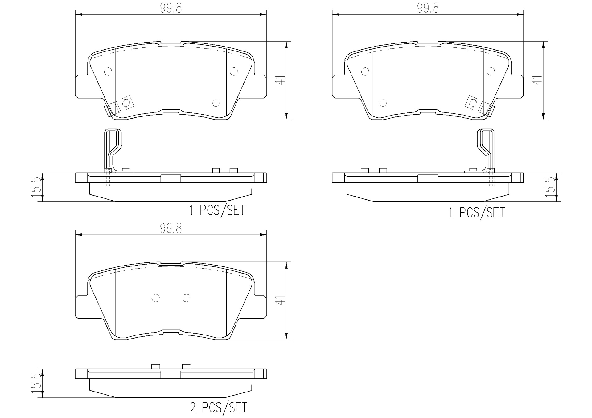 Brake pad Brembo P30047N