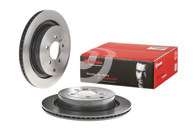 Brembo 09.8875.31 UV Coated Front Disc Brake Rotor 並行輸入品-