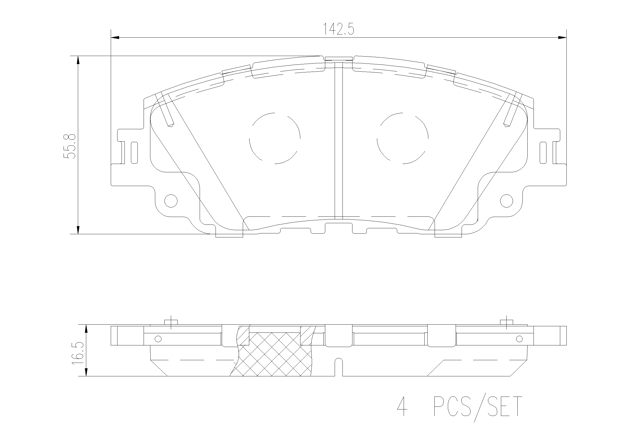 Brake pad Brembo P83172N