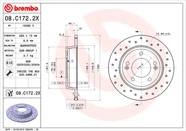 カールブラウハードデザイン CARL BROUHARD SPECIALTIES Spiro BA-SS08-B - DESIGNS Black  #16100491 #DRAG Brake Arm